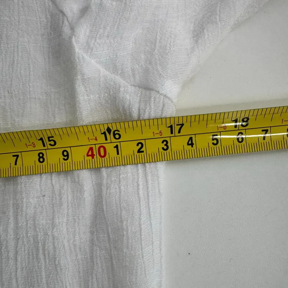 Dasaya Bohemian Hippie Gypsy Multicolored Crochet Fringe Festival Tunic Top Med - Picture 7 of 8